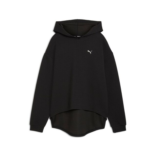 PUMA プーマ W Q4 STUDIO TEXTURED HOODY パーカー 526368 01BLK PUMA パーカー プーマ メンズ スケートボード PUMAS フーディー